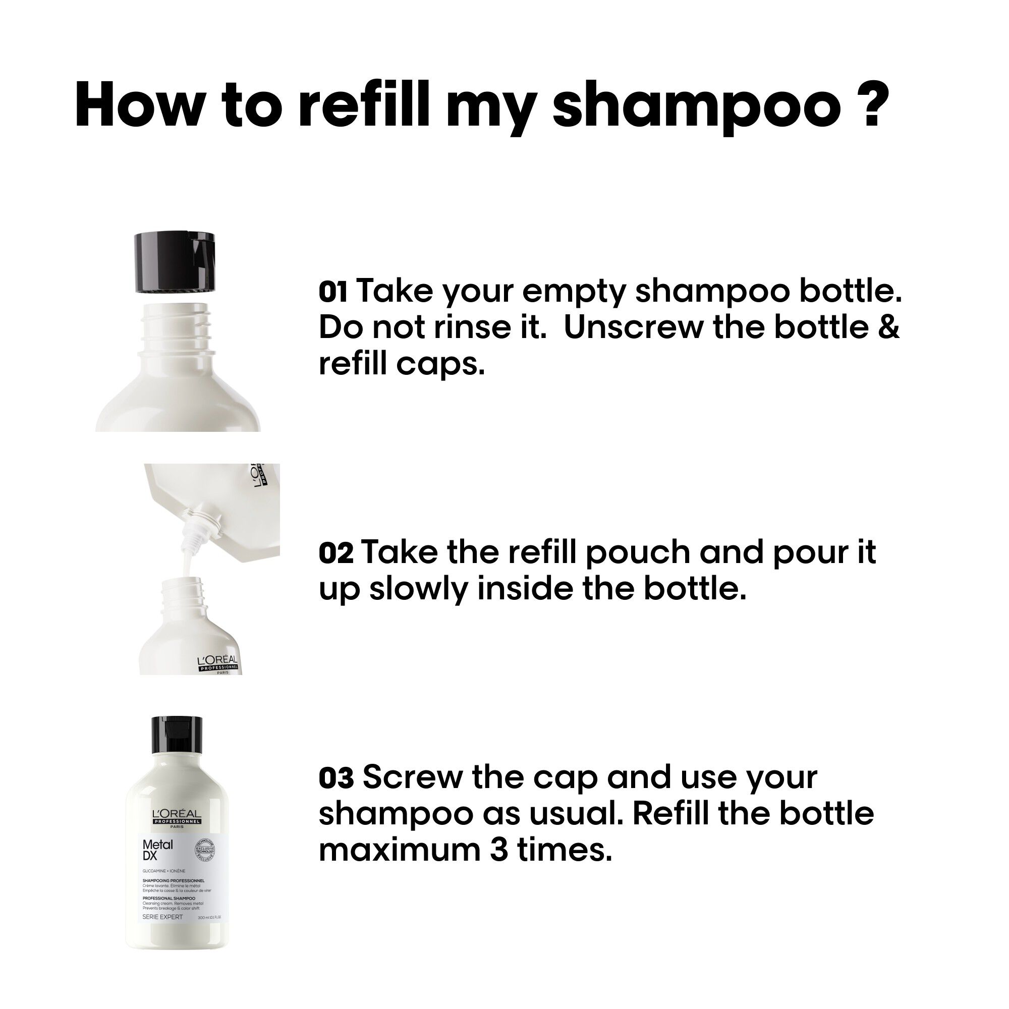 Metal DX Shampoo Refill