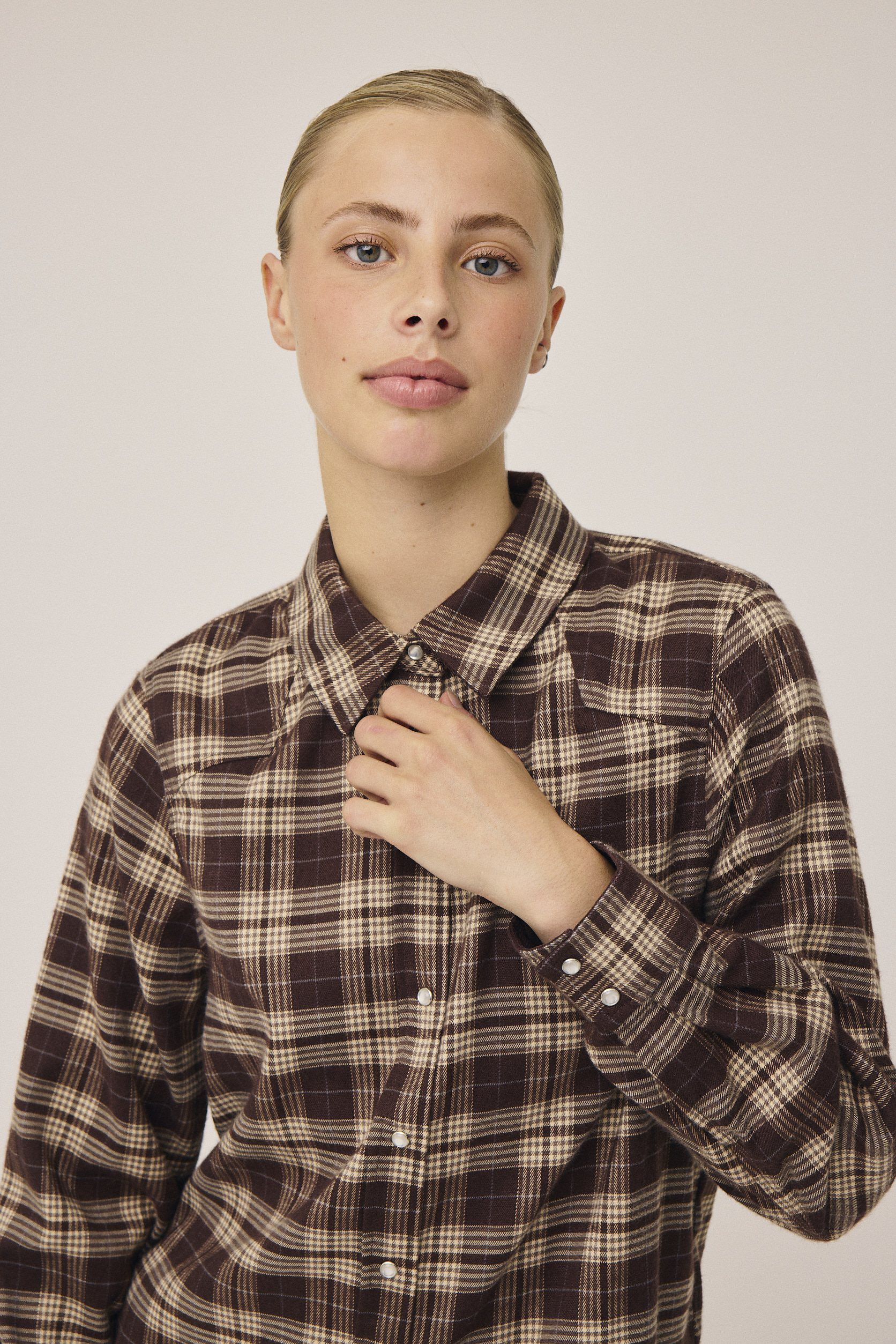 Check 1 Flannel skjorte