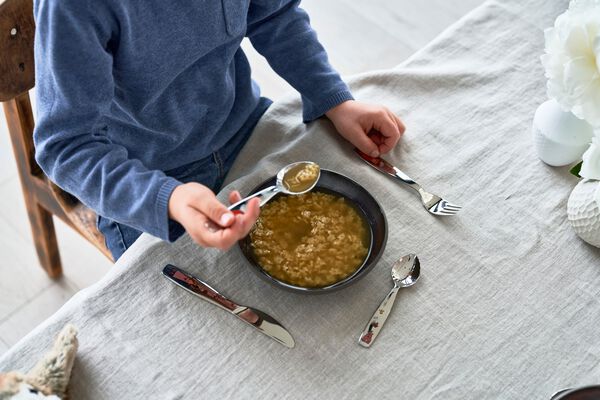 Prinsesse Emilie Børnebestik sæt 4-dele, Poleret