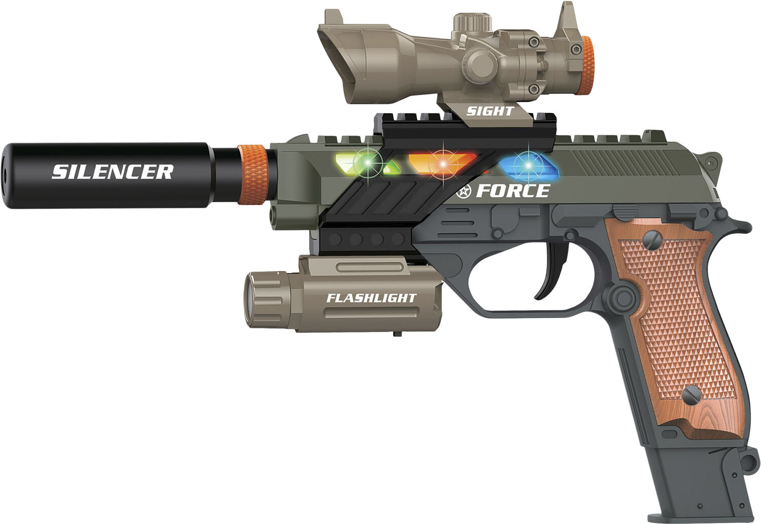 MILIT&AElig;R PISTOL S&AElig;T