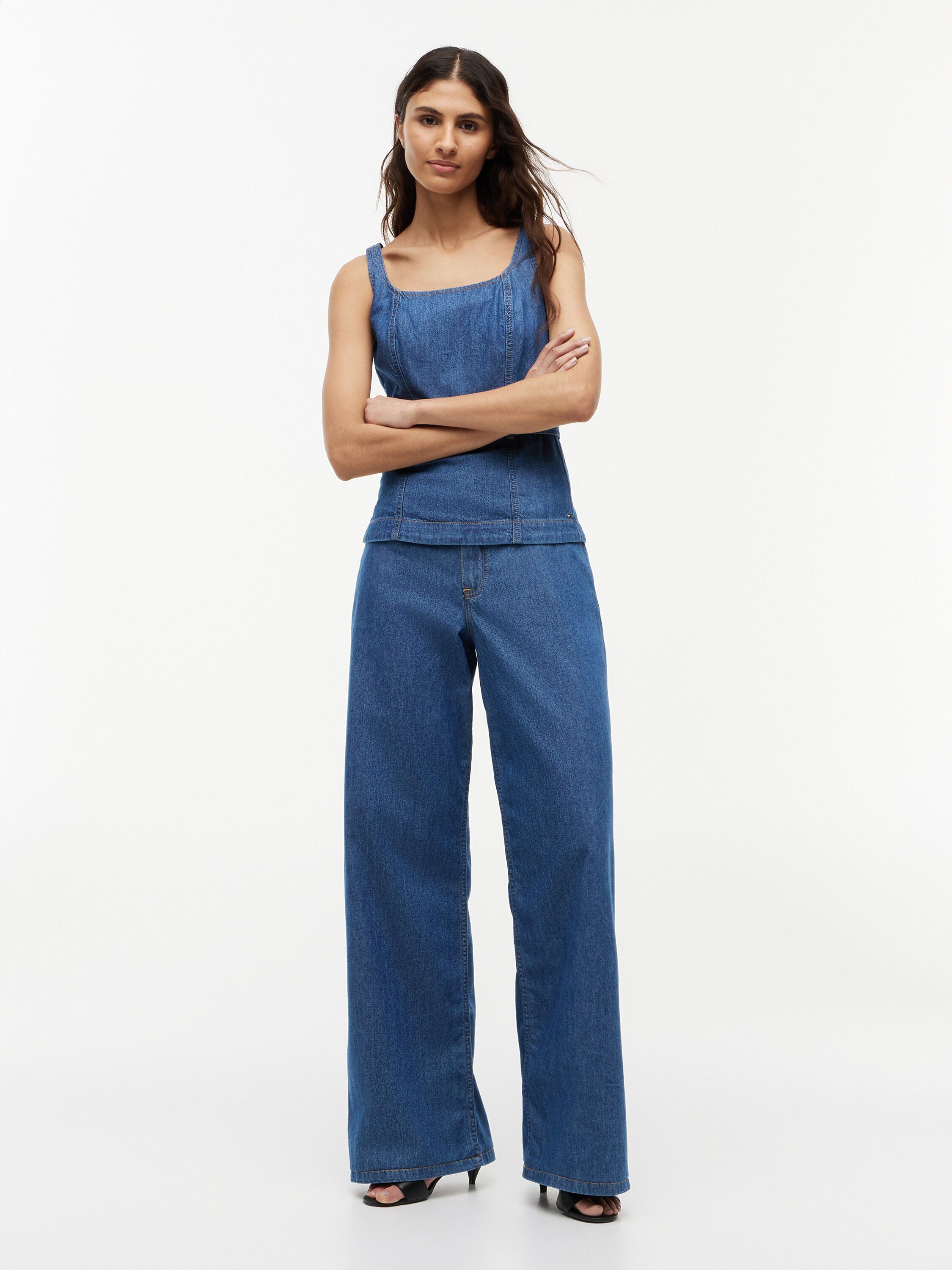 70S WIDE LEG TORY MID HW