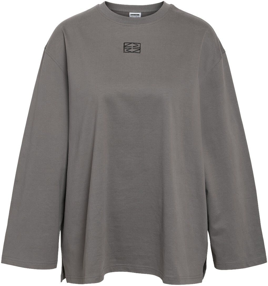 Nmnaja L/S Embr Top Jrs