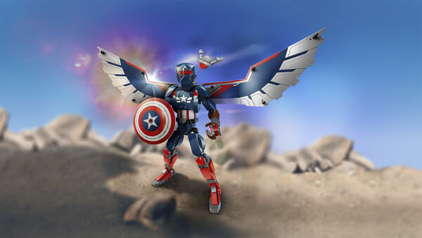 Byg selv/figur af Captain America 76296