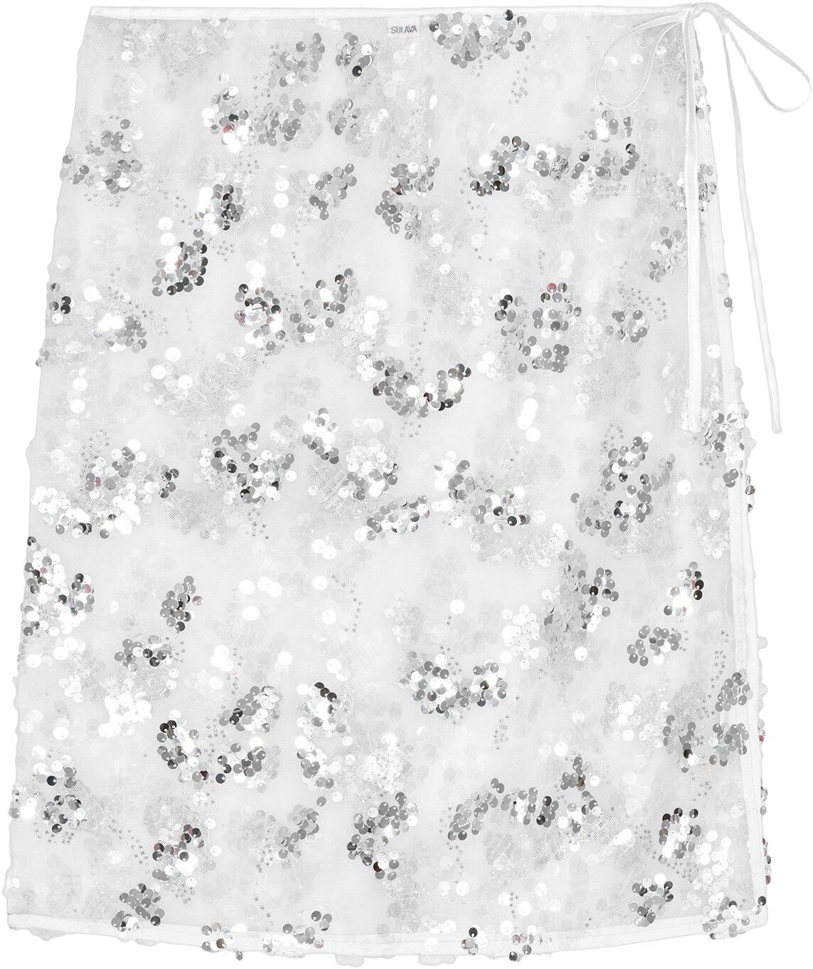 Sequin Wrap Skirt