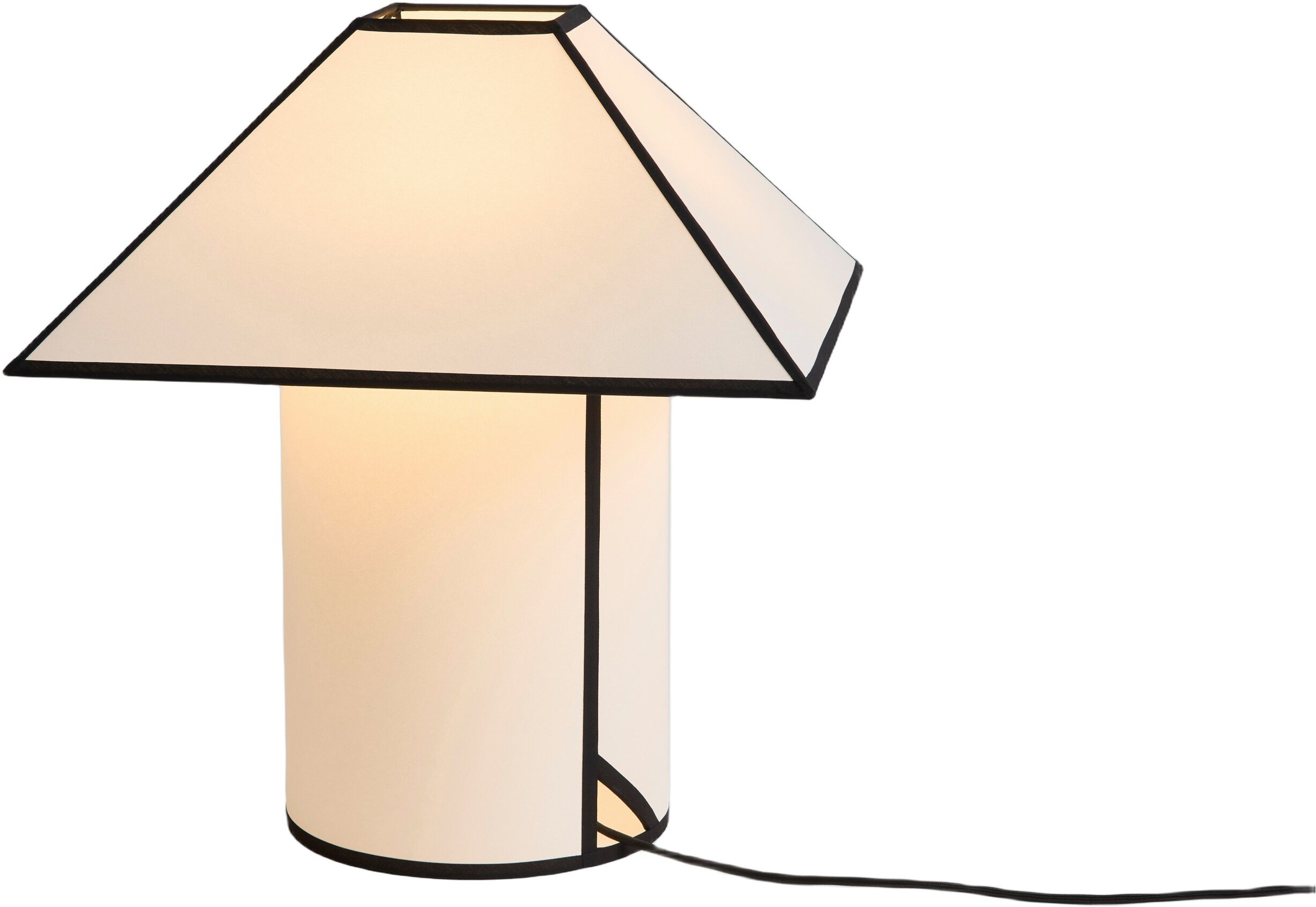 Ava Pyramid Table Lamp-450-White