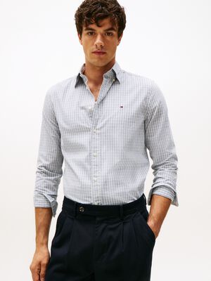 FLEX POPLIN MINI TARTAN RF SHIRT