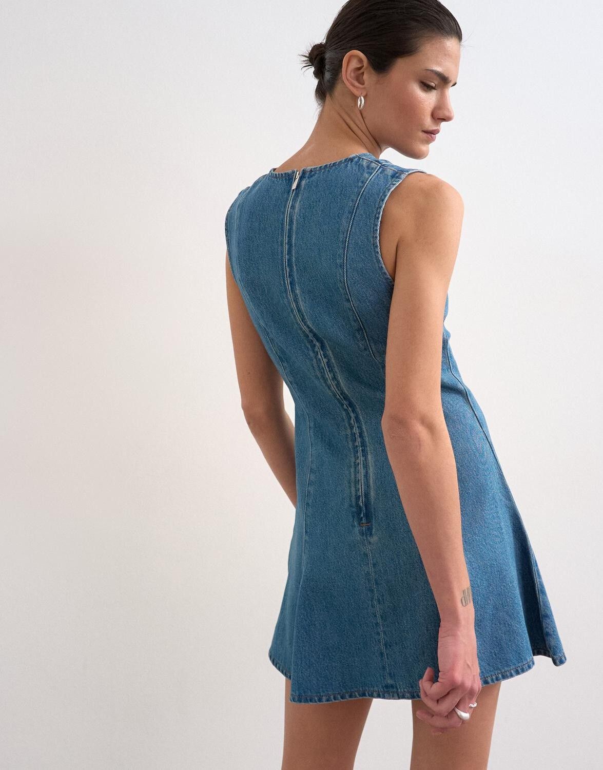 Tslena Sl Mini Dnm Dress