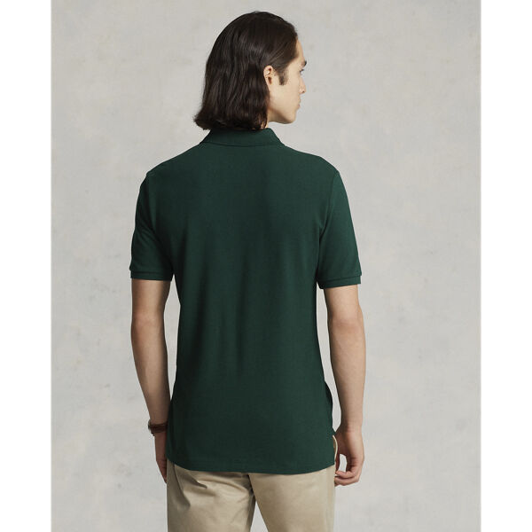 Custom Slim Fit Mesh Polo Shirt