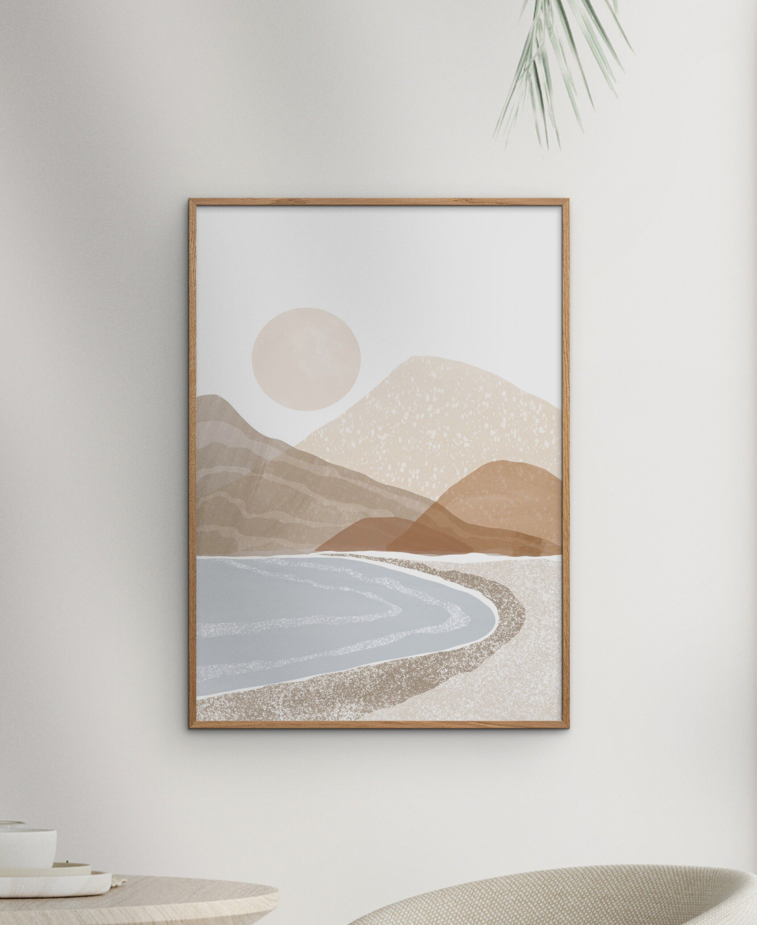 Affordable Art Prints x Melloi Art Prints - Beach Sunset Art