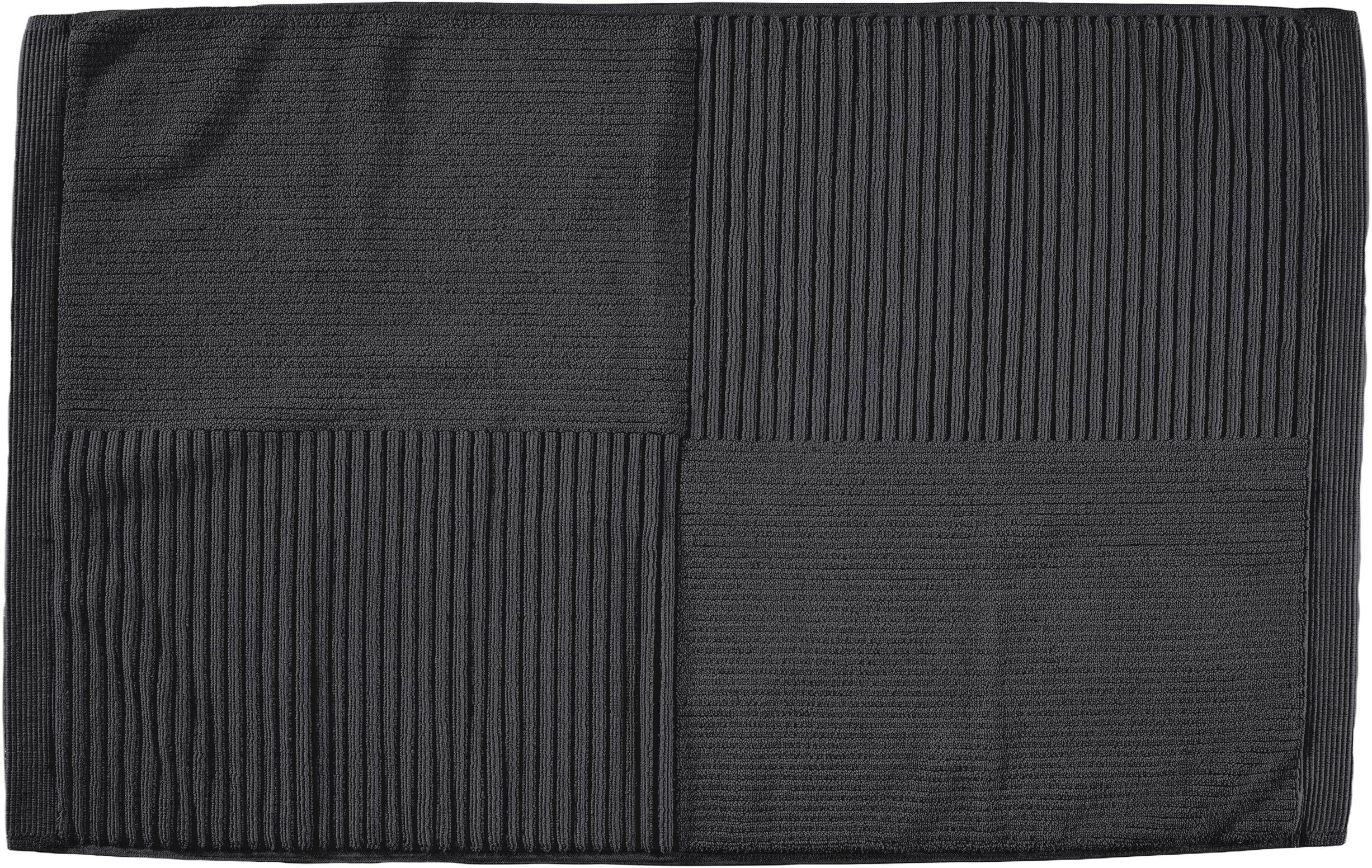 Badematte Classic Black