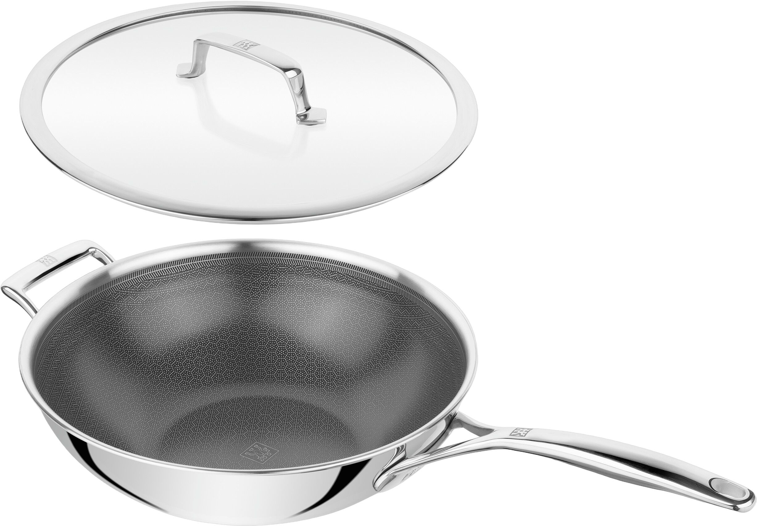 Wok 30 cm, 18/10 rustfritt st&aring;l