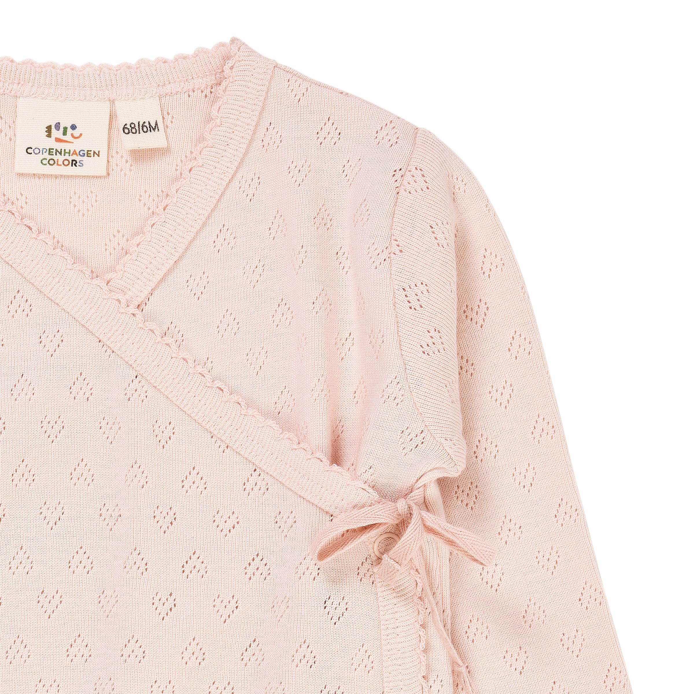 Pointelle Heart Crossover Body Ls
