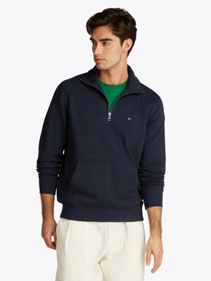 ESSENTIAL TERRY 1/4 ZIP