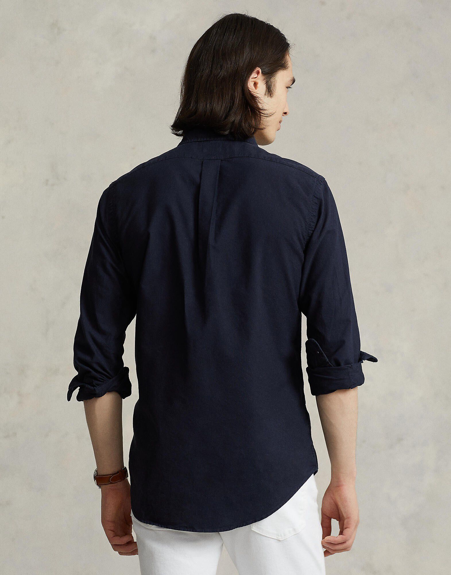 Custom Fit Garment-Dyed Oxford Shirt