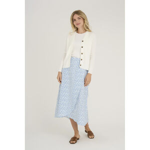 Rib cardigan
