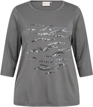 Curvy WA-SIBILLE 10 Bluse Mørk grå