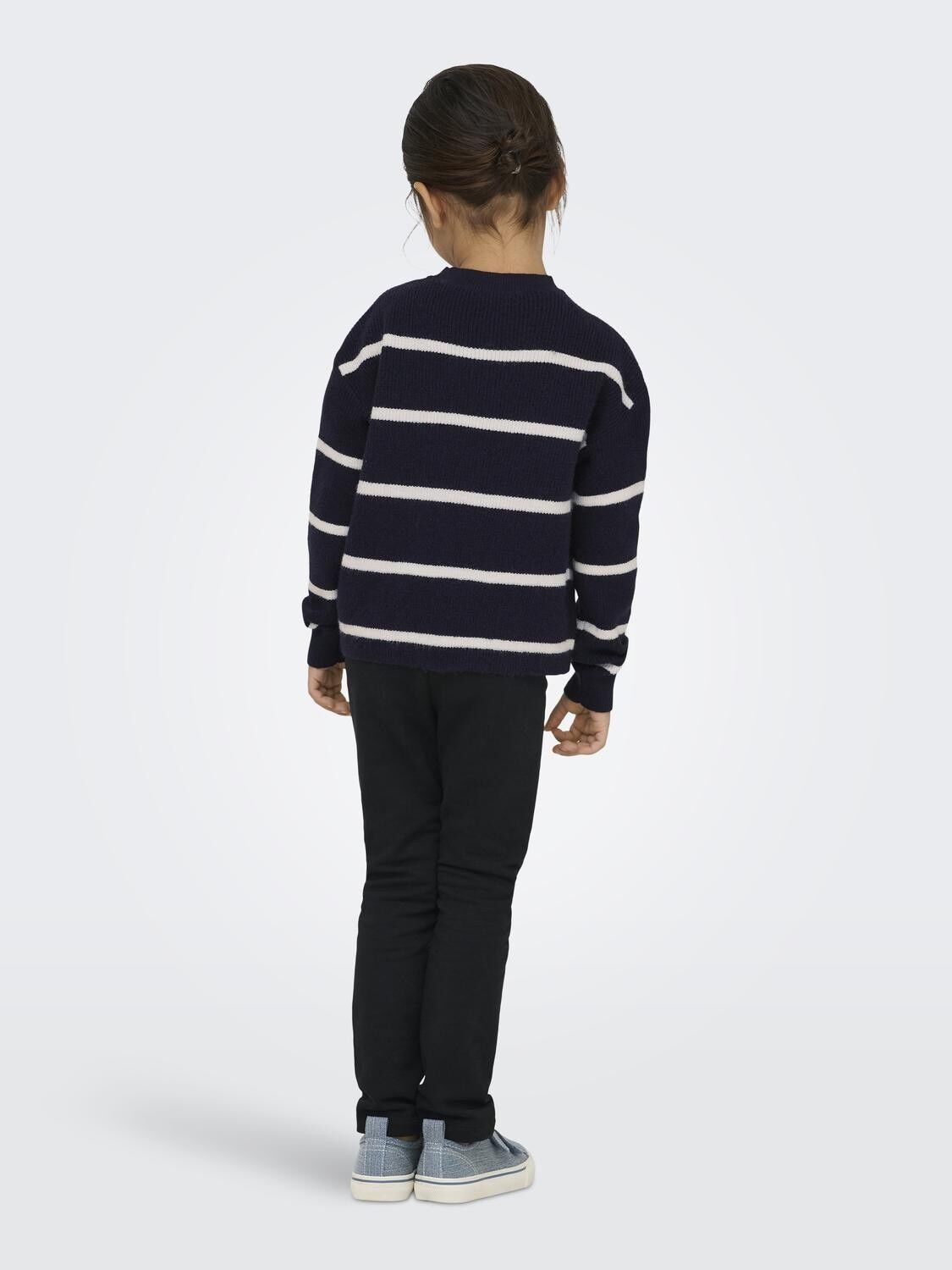 KMGFRANCA LIFE SHORT LS STRIPE KNT