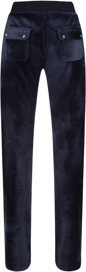 Del Ray Classic Velour Pant Pocket Design