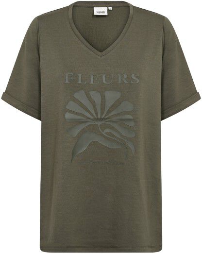 Curvy WA-SABINA 102 T-shirt M&oslash;rk brun