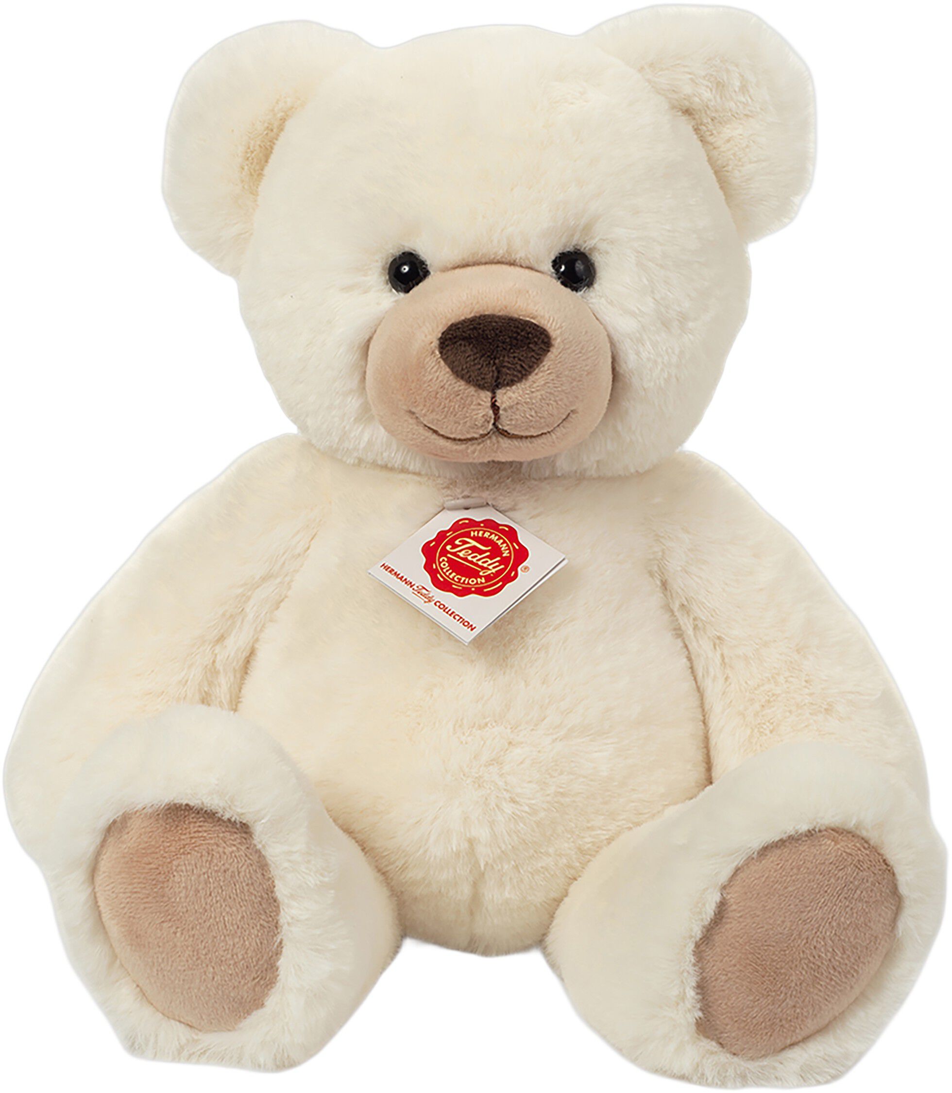 Teddy Hermann - Hvid bamse 33 cm
