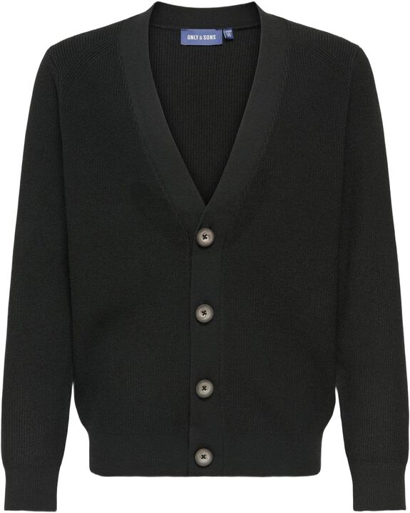 OSJALFI REG LS CARDIGAN KNIT