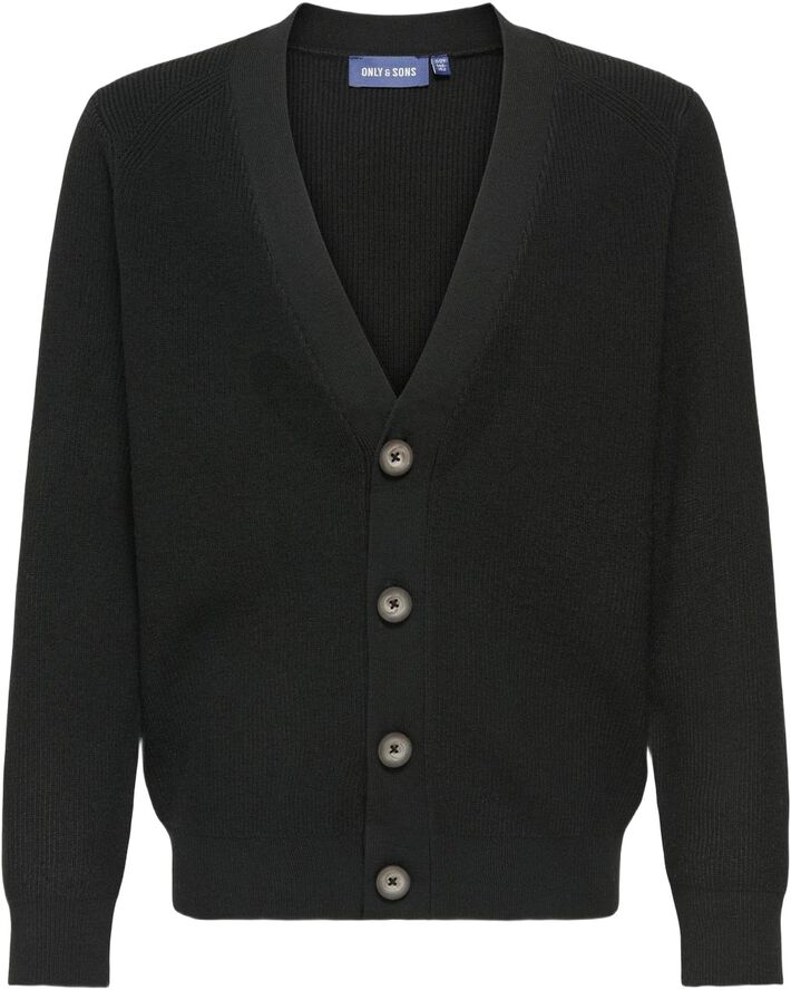 OSJALFI REG LS CARDIGAN KNIT