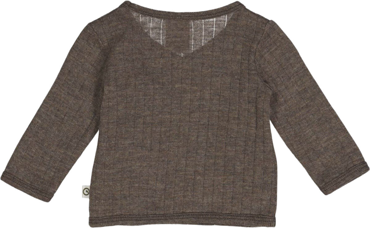Woolly rib l/s cardigan