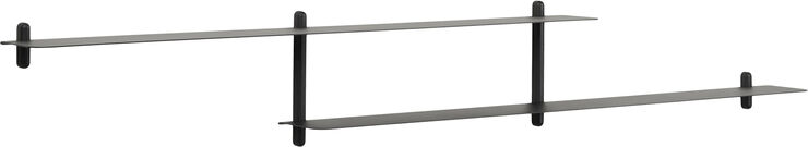 Nivo hylde H sort ask/sort