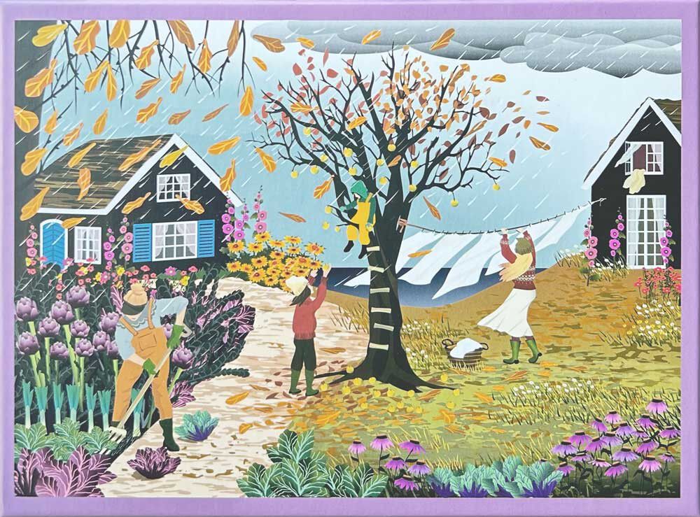 HERE COMES THE RAIN - puslespil med 1000 brikker