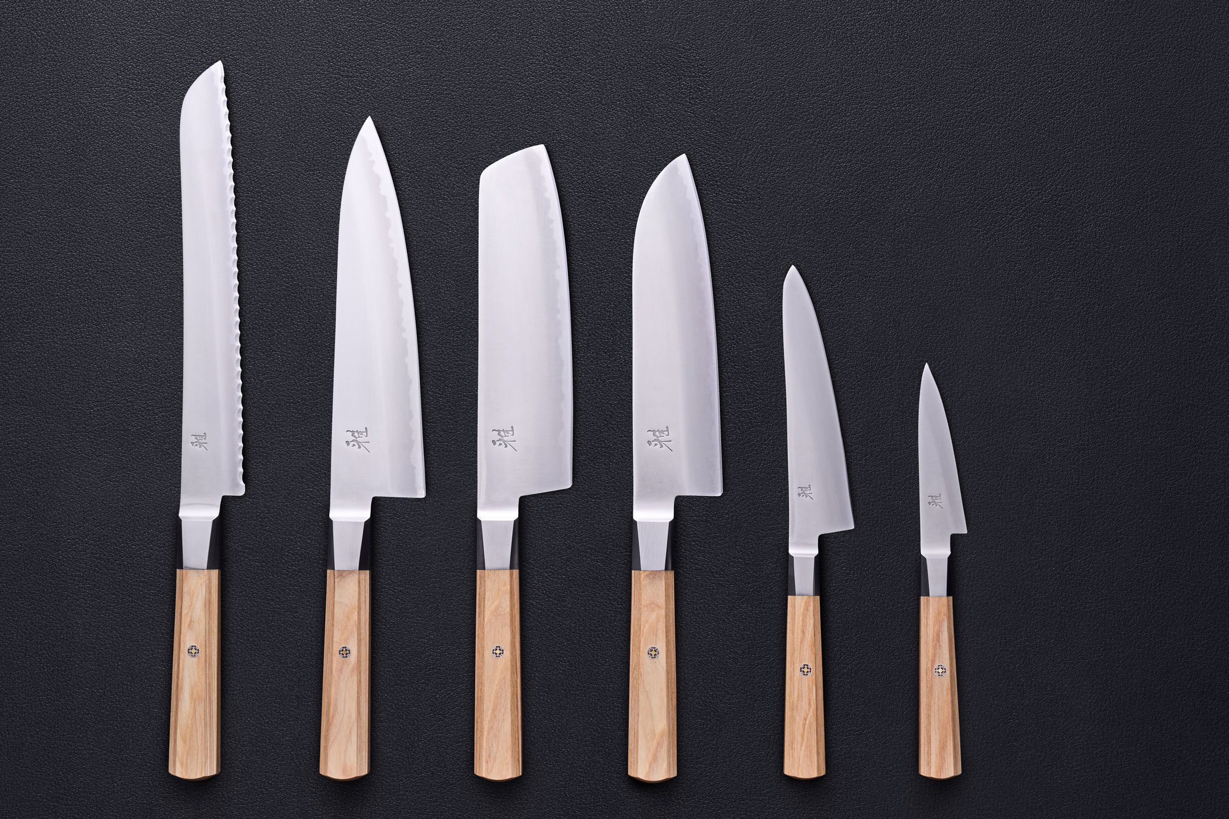 Koya Santokukniv 18 cm, Beige, Glatslebet