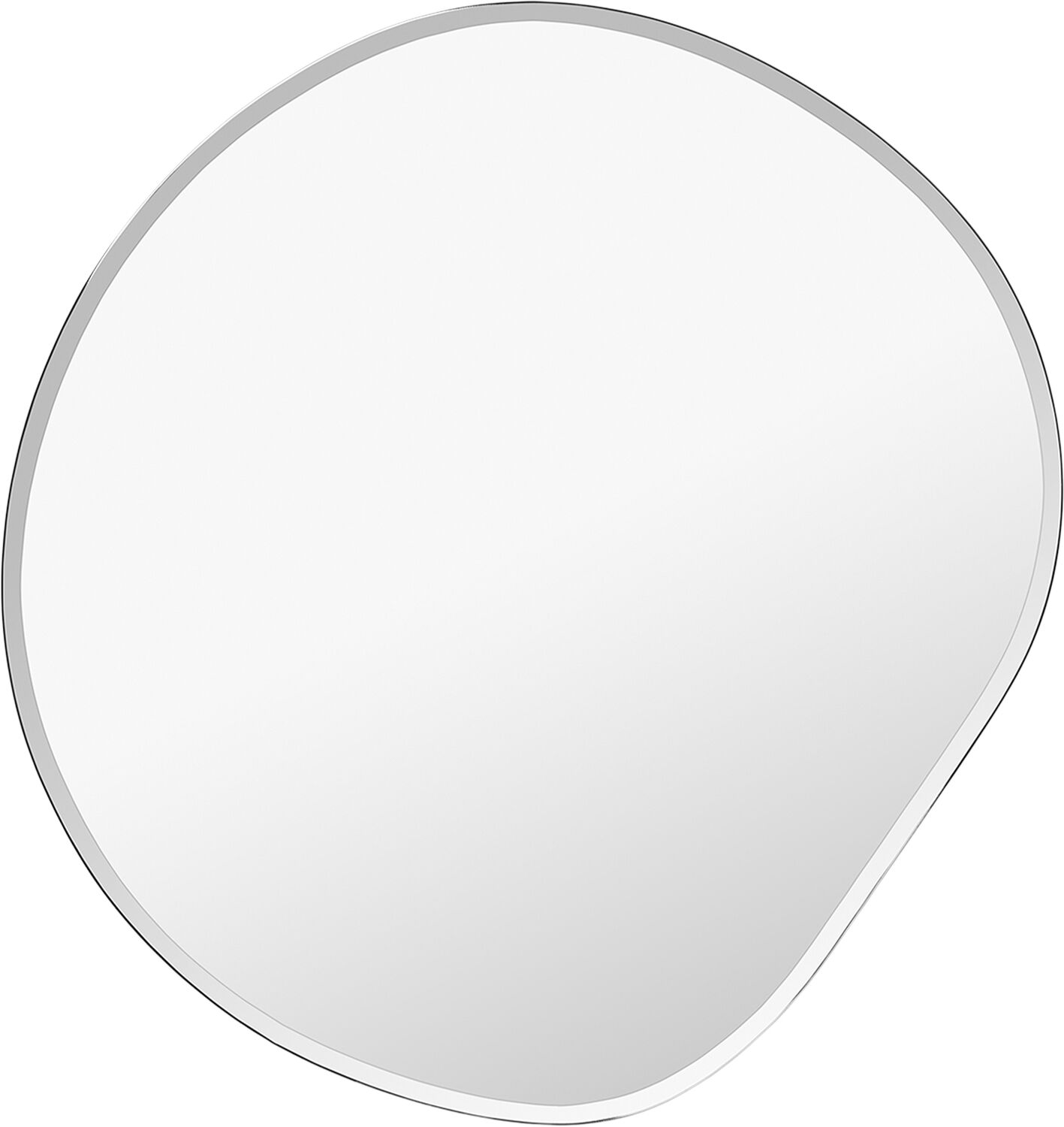 Pond Mirror - XL - Dark Chrome