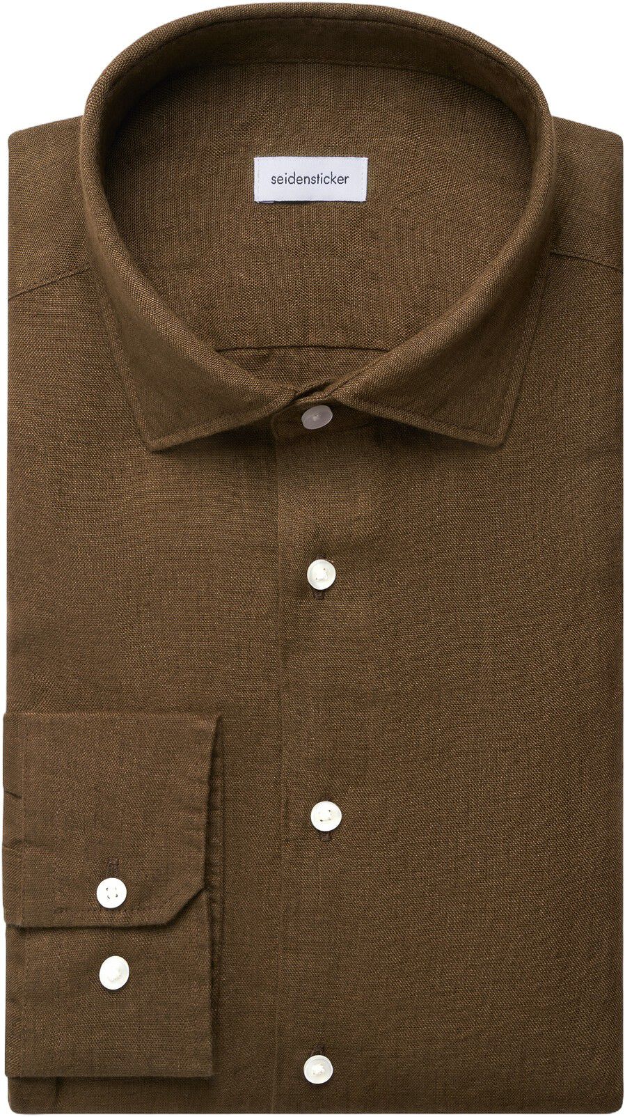 Linen shirt Slim 1/1 Kent-Collar Uni