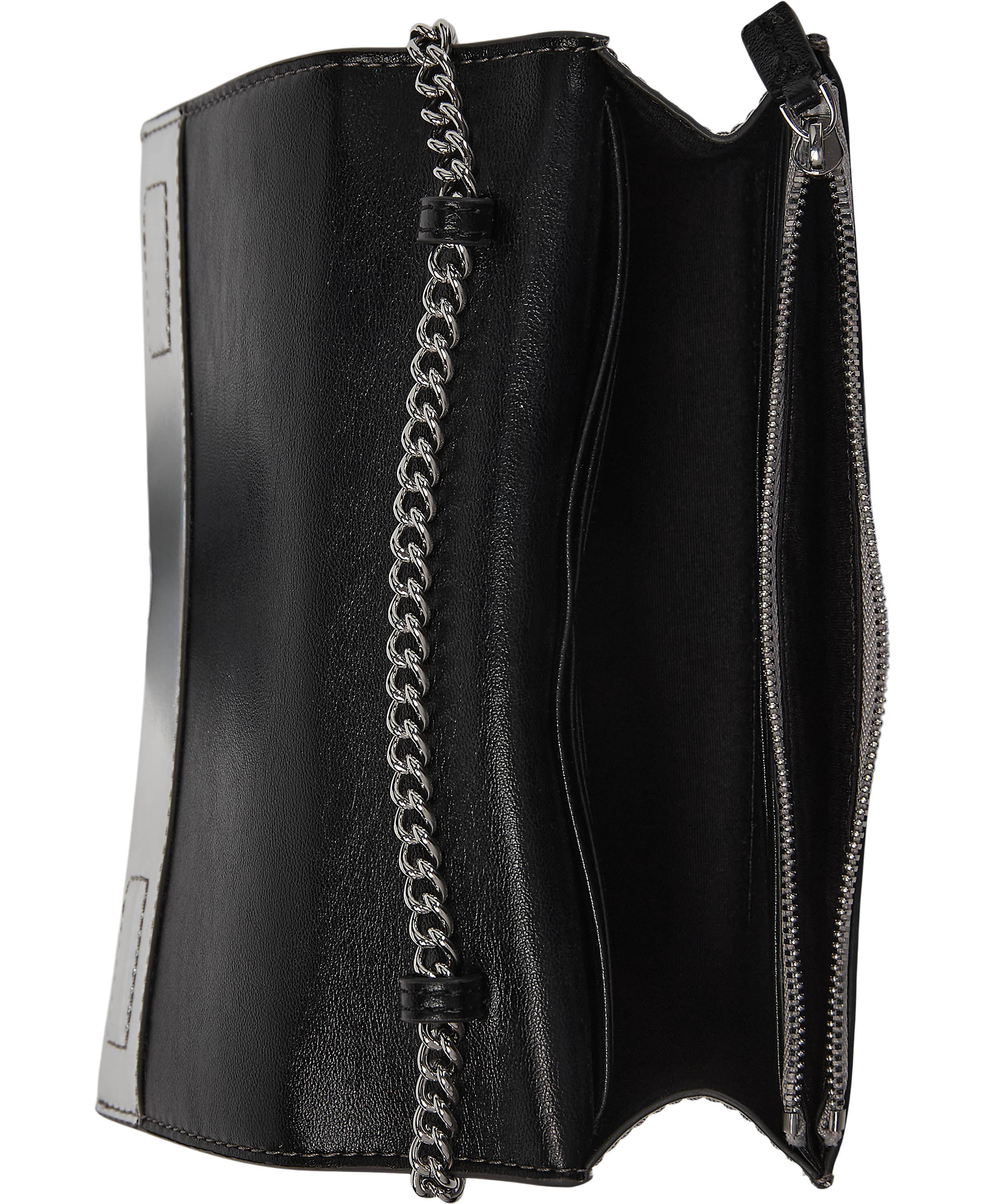 CK METALLIC WALLET ON CHAIN