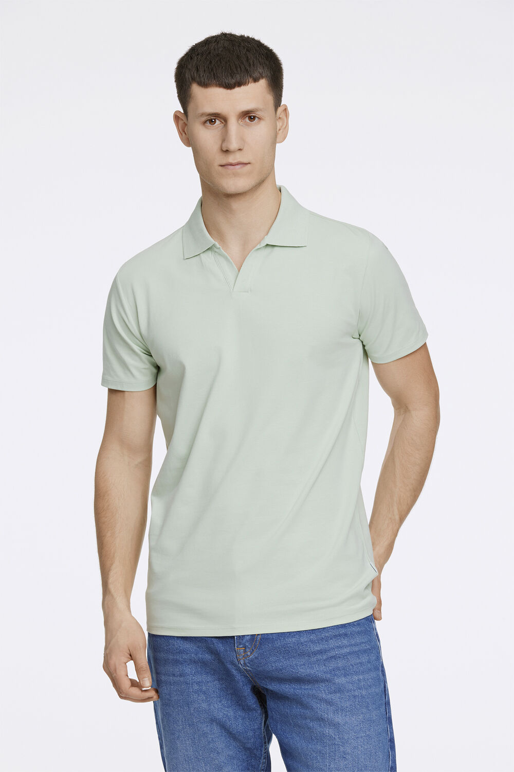 Stretch polo shirt S/S