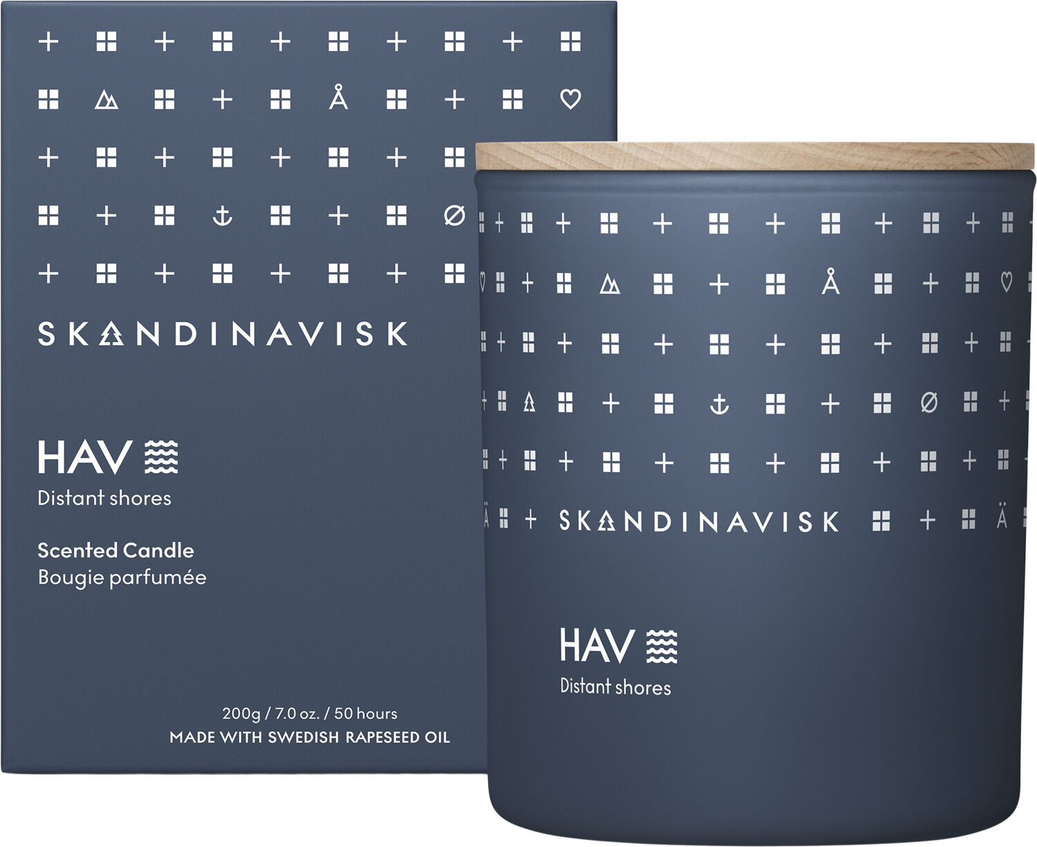 HAV Scented Candle w Lid 200g