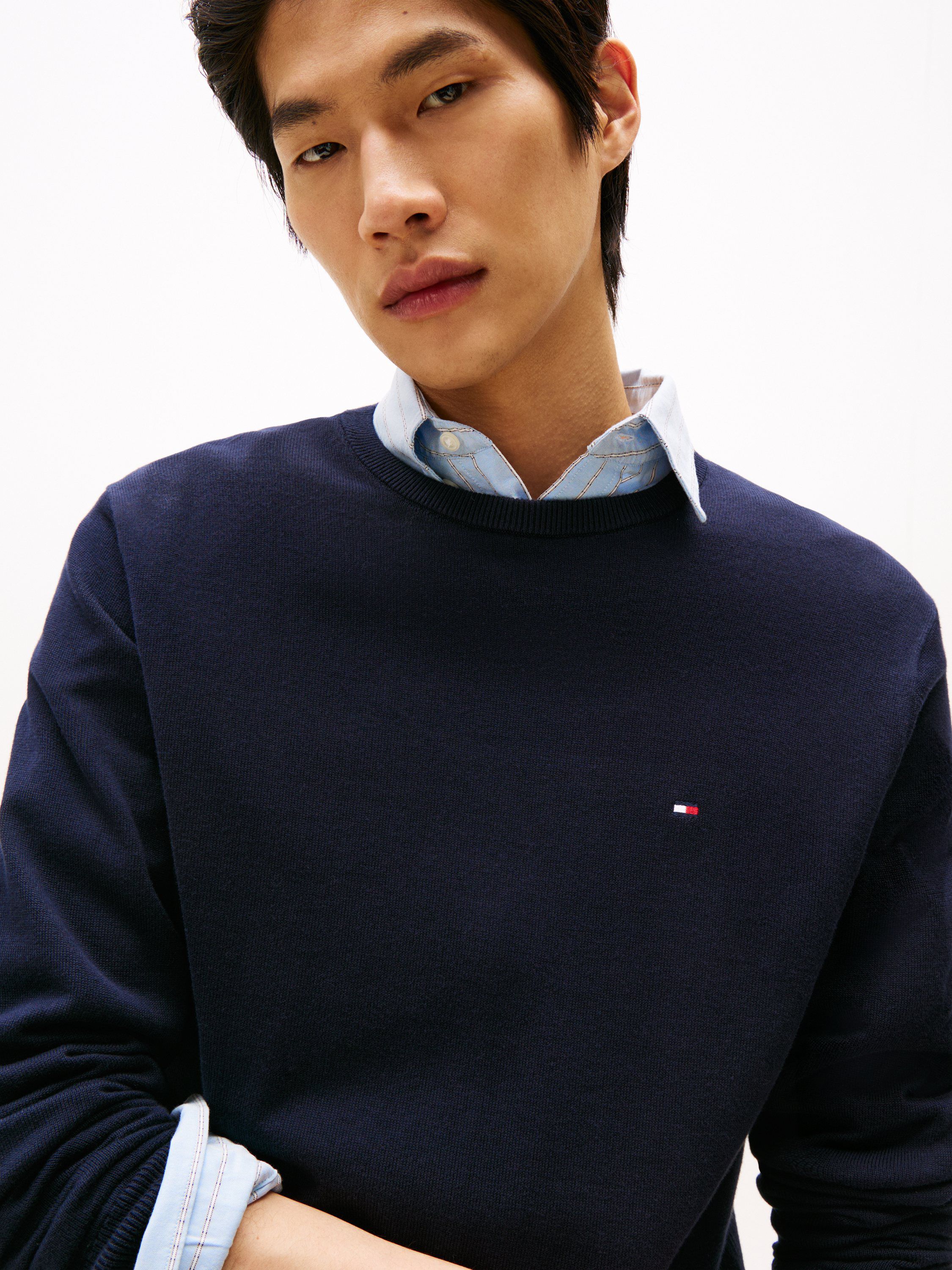 CORE ESSENTIAL COTTON CREW NECK