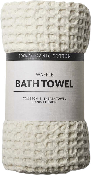 Vaflet badehåndklæde