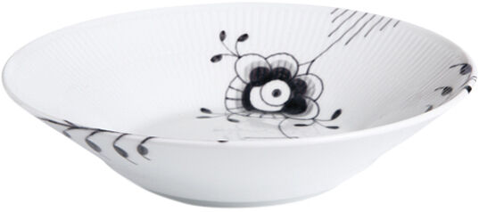 Sort Mega Riflet 24 cm. dyb tallerken