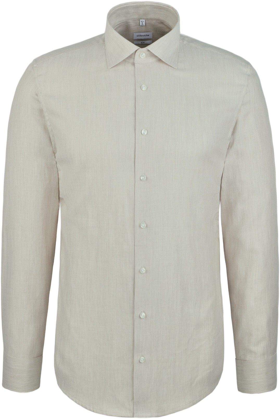 Flannel shirt Slim 1/1 Kent-Collar Herringbone