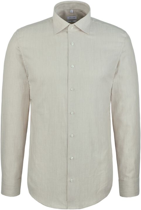 Flannel shirt Slim 1/1 Kent-Collar Herringbone
