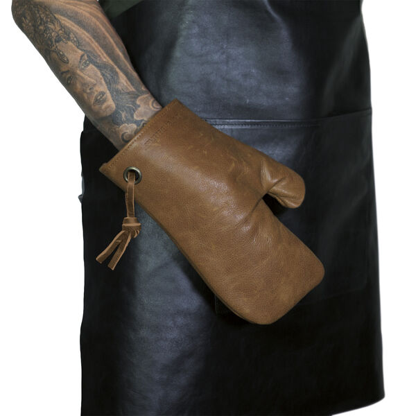 Oven Glove Vintage Camel