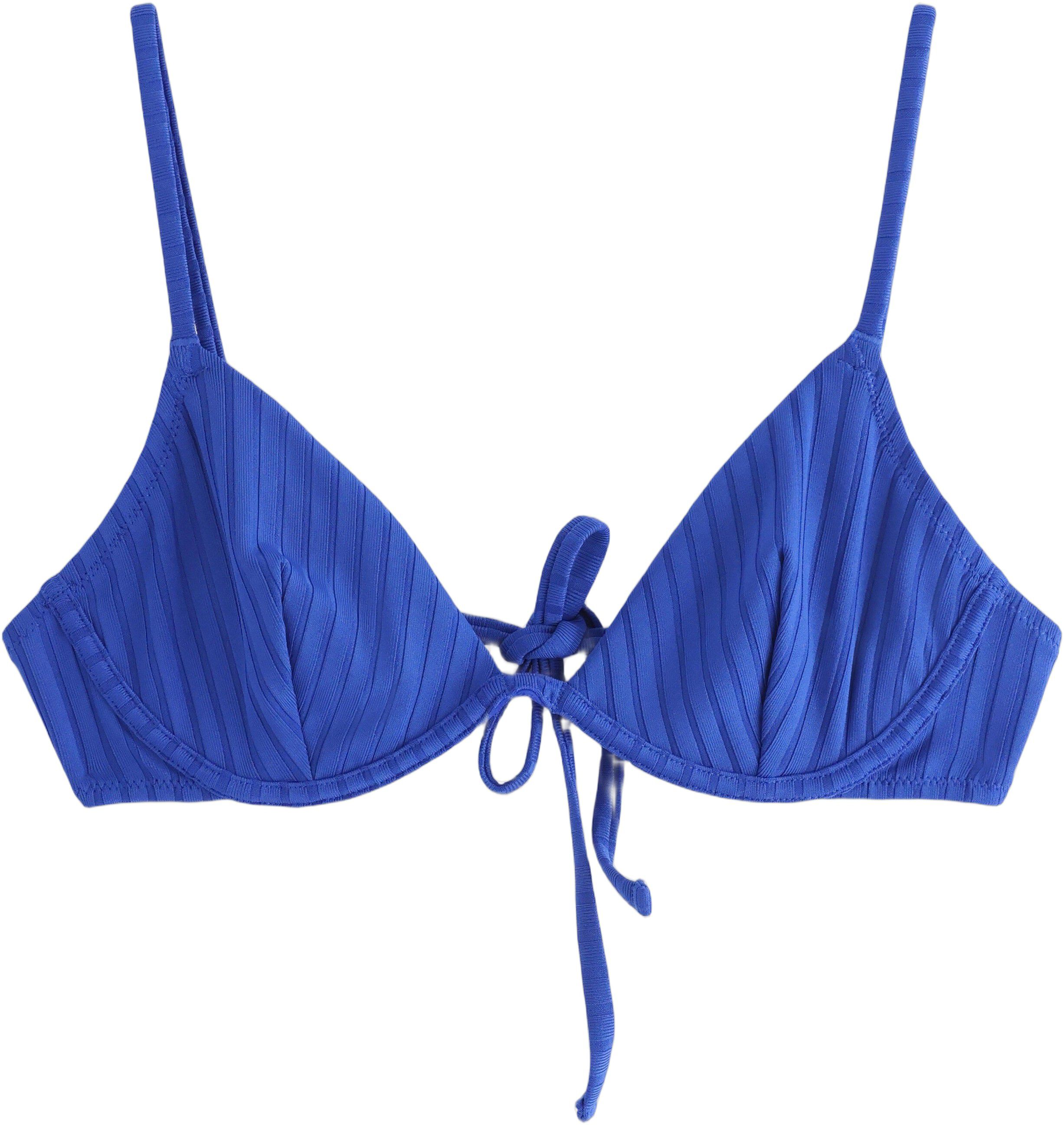 Uvatteret bikini-bh med b&oslash;jle