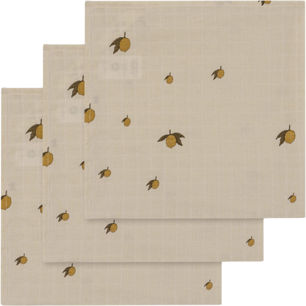 3 PACK MUSLIN CLOTH GOTS