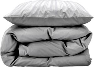 Sengesett 140 x 200 cm Noble White bomull 100% - sateng