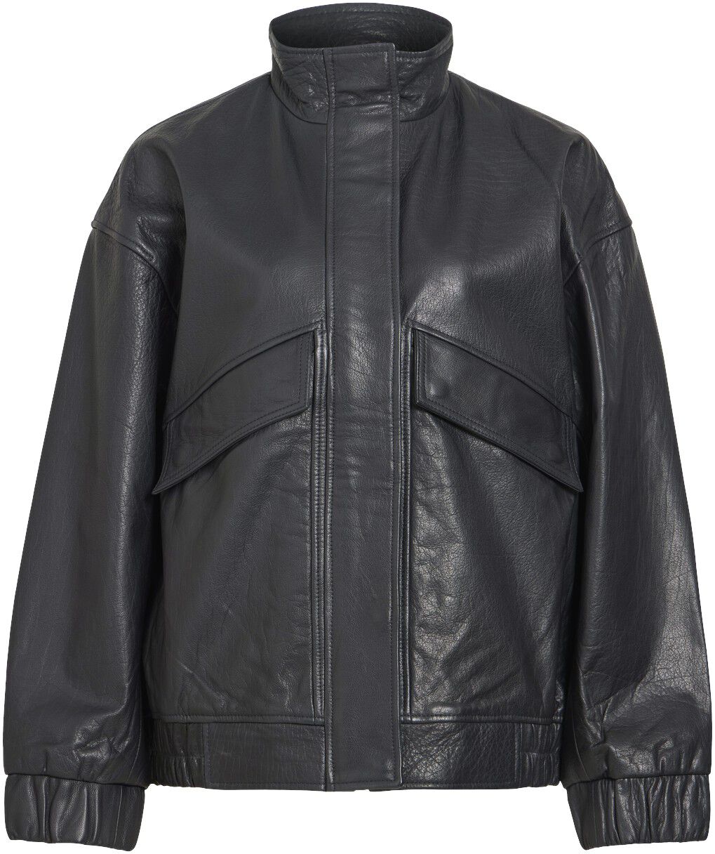 Rousimone L/S Oversized Leather Jacket/1