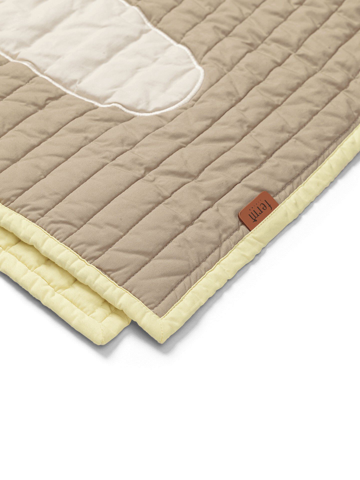 Bird Quilted Blanket - Sand