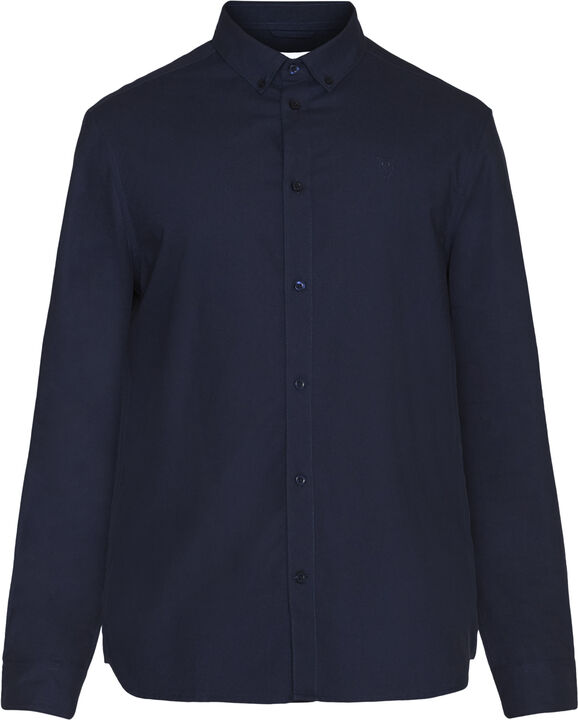Harald Small owl oxford regular fit shirt - GOTS/Vegan