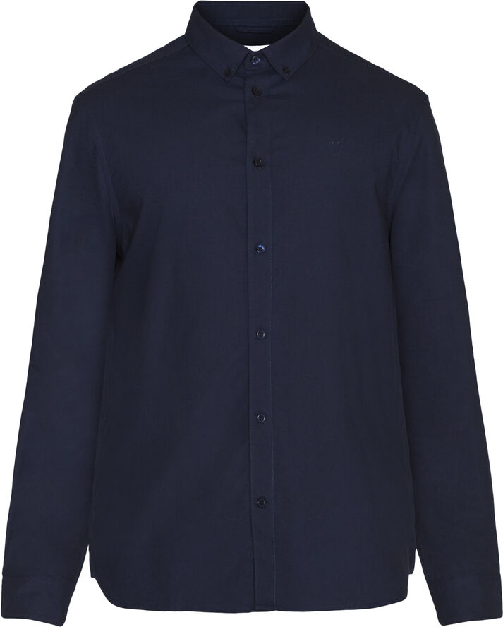 Harald Small owl oxford regular fit shirt - GOTS/Vegan