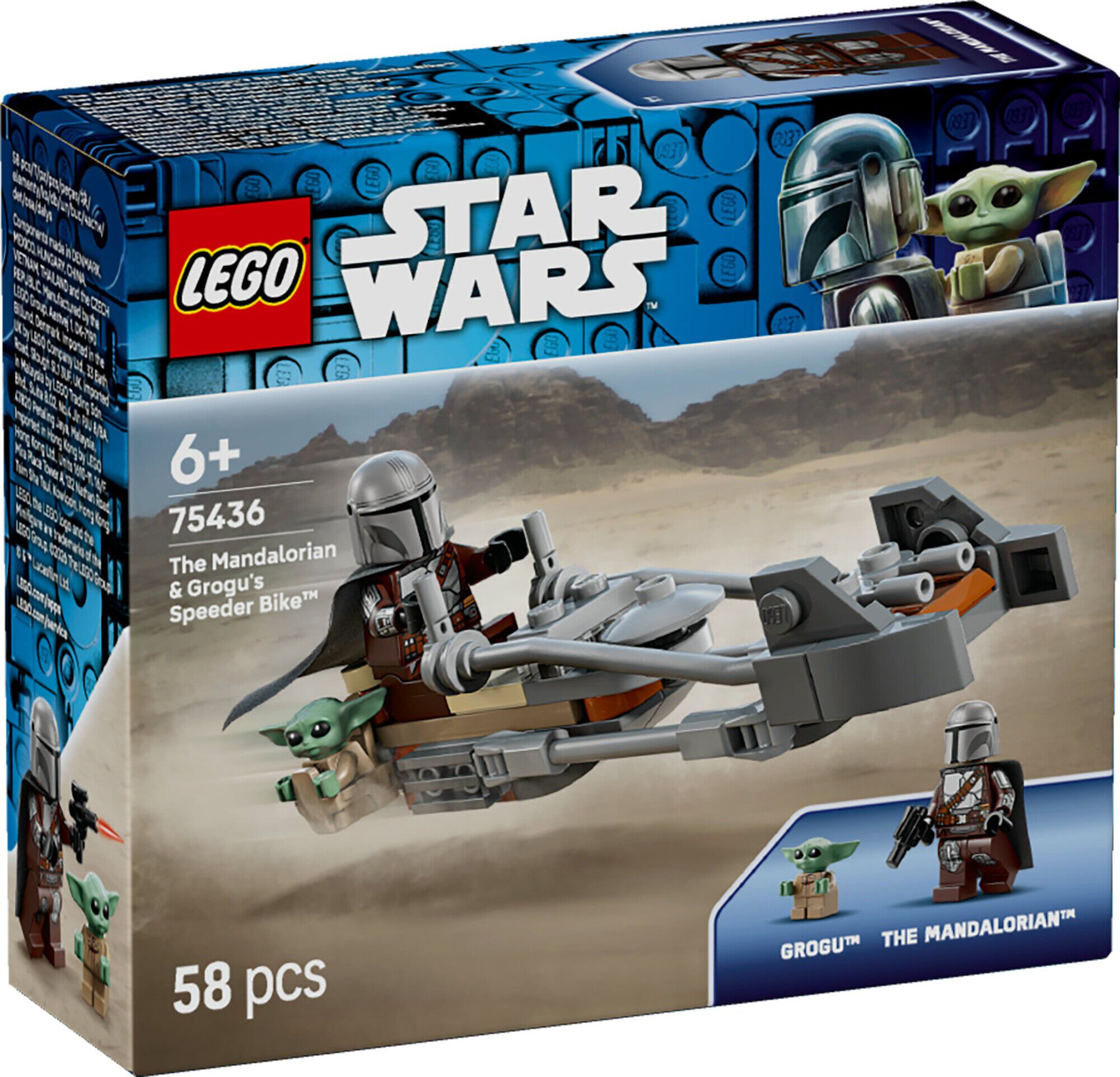 Mandalorianeren og Grogus speederbike 75436