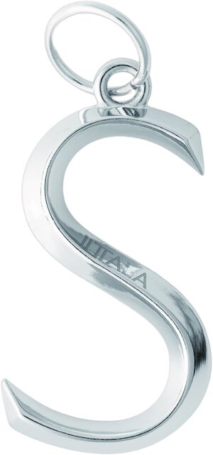 Iittala bogstav vedhæng S 5cm metal